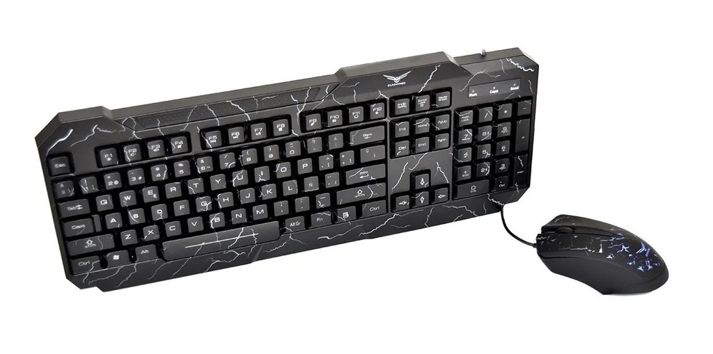 Kit Gamer de Teclado y Mouse Naceb NA-633 Alámbrico USB Español