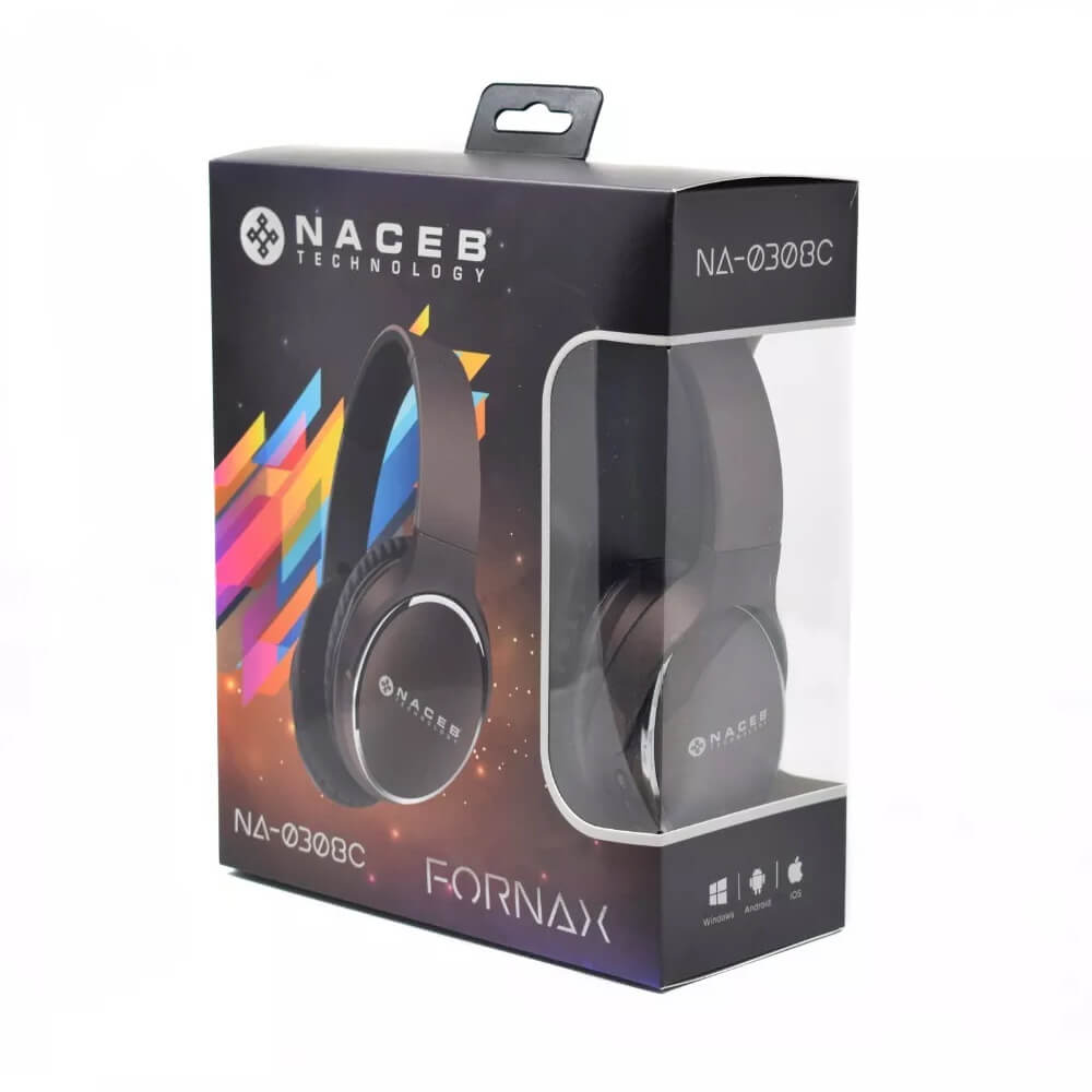 Diadema Audífonos con Micrófono Fornax Bluetooth Inalámbrico 3.5mm