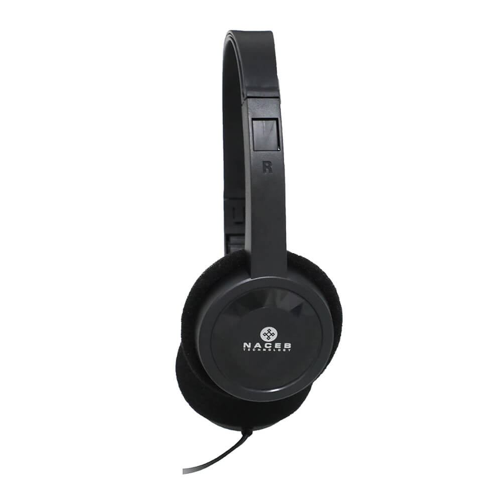 Audifono con microfono naceb na-0316 para pcdiadema 2/3.5.