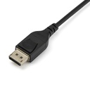 Cable DP14MM1M DisplayPort Macho a DisplayPort Macho 1 Metro, Cable de pantalla Dp a Dp, Cable Displayport de 8k