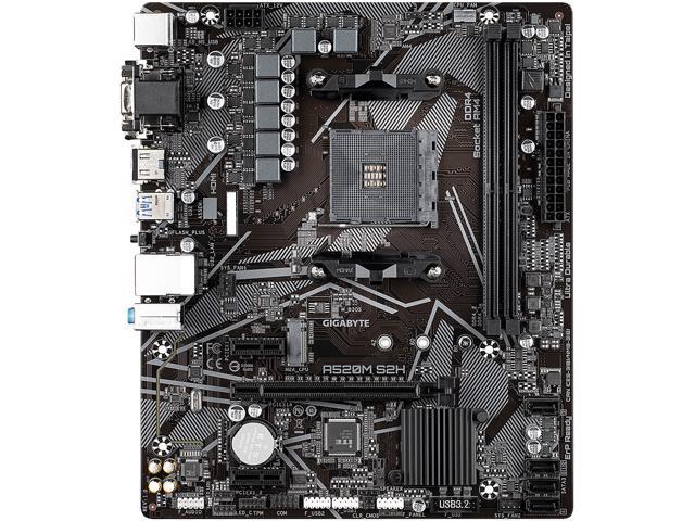 Tarjeta Madre Gigabyte A520M S2H AM4 Ryzen 3a Gen 2 x DDR4 M.2