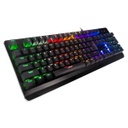 Teclado Mecánico Alambrico Ocelot Gamer Metalico Switch Azul