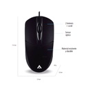 Mouse Acteck Óptico Entry 100 Alámbrico USB 1000DPI