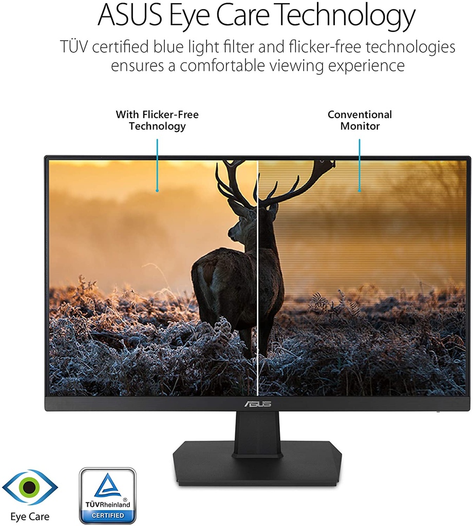 Monitor ASUS VA24EHE LED 23.8" Full HD 75Hz Widescreen Adaptive-Sync FreeSync HDMI