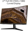 Monitor Gamer Curvo ASUS TUF Gaming VG27VH1B LED 27" Full HD 165Hz Widescreen FreeSync HDMI Bocinas Integradas 2x4W