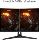 Monitor Gamer Curvo ASUS TUF Gaming VG27VH1B LED 27" Full HD 165Hz Widescreen FreeSync HDMI Bocinas Integradas 2x4W