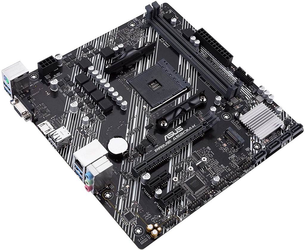 Tarjeta Madre ASUS micro ATX PRIME A520M-K S-AM4 AMD A520 HDMI 64GB DDR4 para AMD