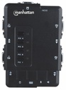 Switch KVM conmutador Manhattan de 4 Puertos USB VGA