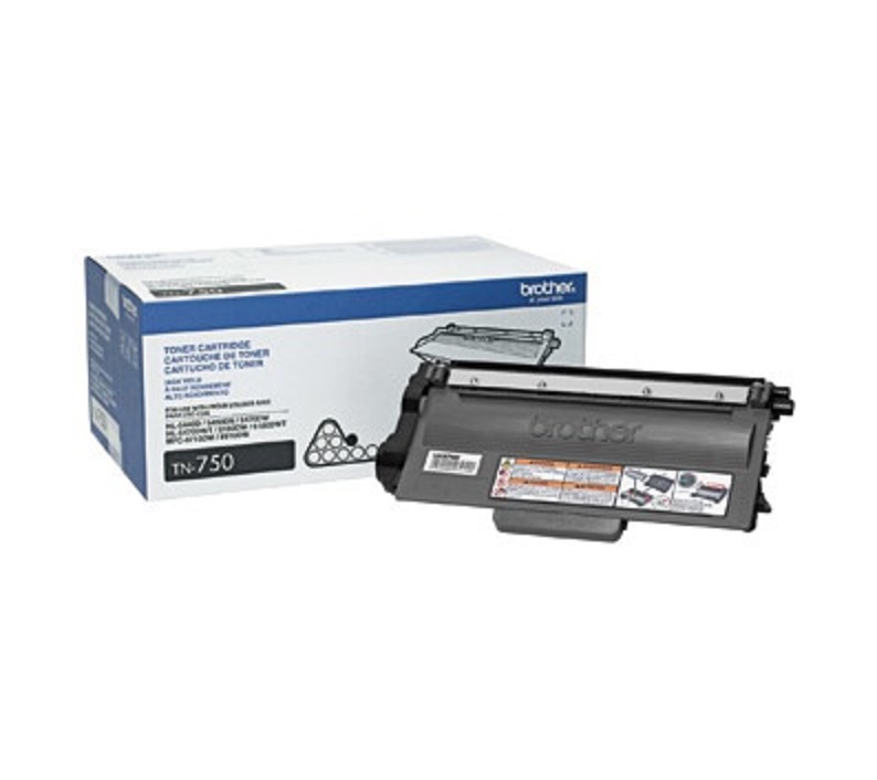 Cartucho Tóner Brother TN-750 Negro 8000 Páginas