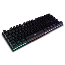 Teclado Multimedia Gamer Vorago Kb503 Retroiluminado Led Rainbow AntiGhosting Ucb 2.0 Color Negro