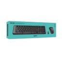 Kit de Teclado y Mouse Logitech MK220 Inalámbrico USB Negro Español