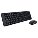 Kit de Teclado y Mouse Logitech MK220 Inalámbrico USB Negro Español