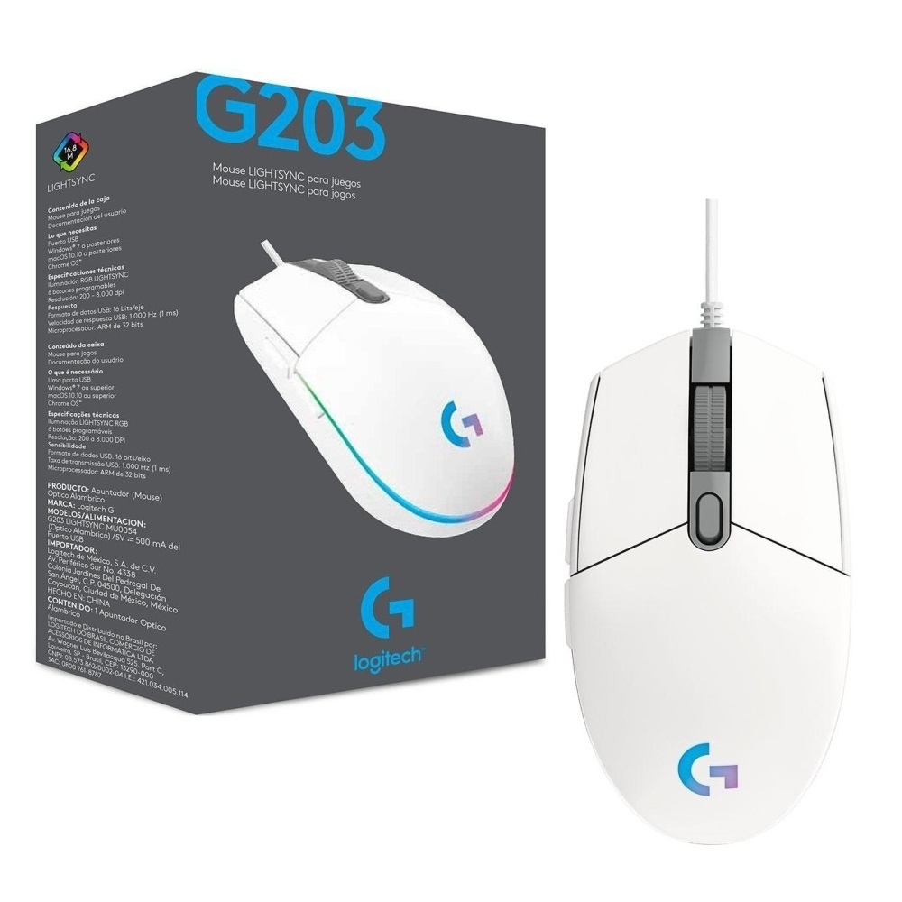 Mouse logitech g203 - usb