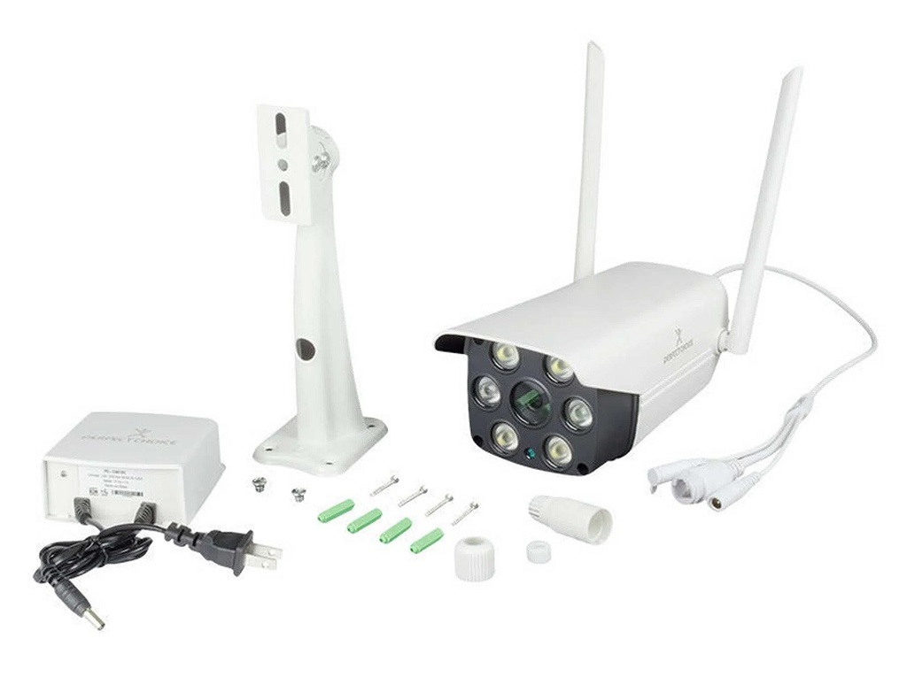 Cámara Smart WiFi Bullet para Interiores PC-108191 Inalámbrico 1920 x 1080 Pixeles Vision Nocturna Entrada Micro SD
