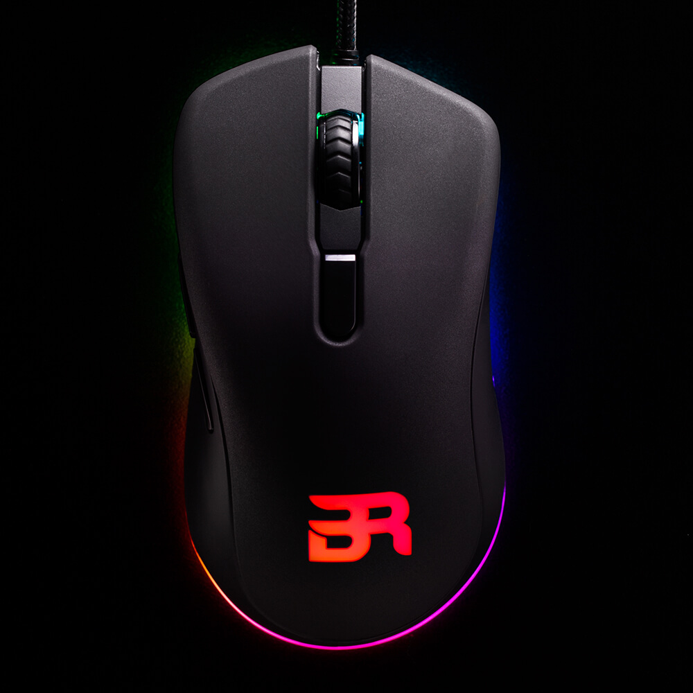 Mouse Gamer Balam Rush Theron Alámbrico USB 6000 DPI