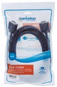 Cable Manhattan para Monitor SVGA 8mm VGA (D-Sub) Macho - VGA (D-Sub) Macho 4.5 Mts