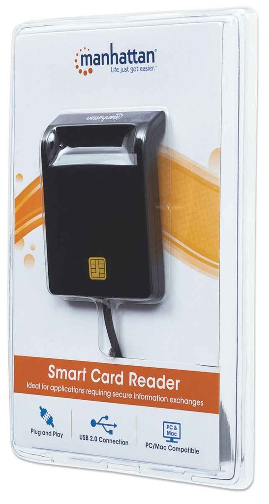 Lector de Tarjetas Inteligentes Contacto Externo USB Manhattan