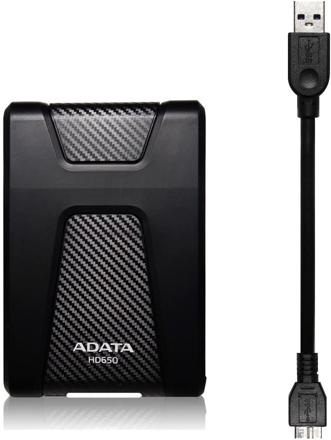 Disco Duro Externo Adata HD650 2.5'' 2TB USB 3.0 para Mac/PC