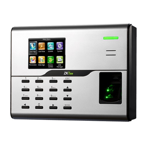 Control de Asistencia ZKTeco UA860 Biométrico de Huella Digital pantalla de 2.8" soporta 3,000 Huellas 3,000 Tarjetas 50000 tran