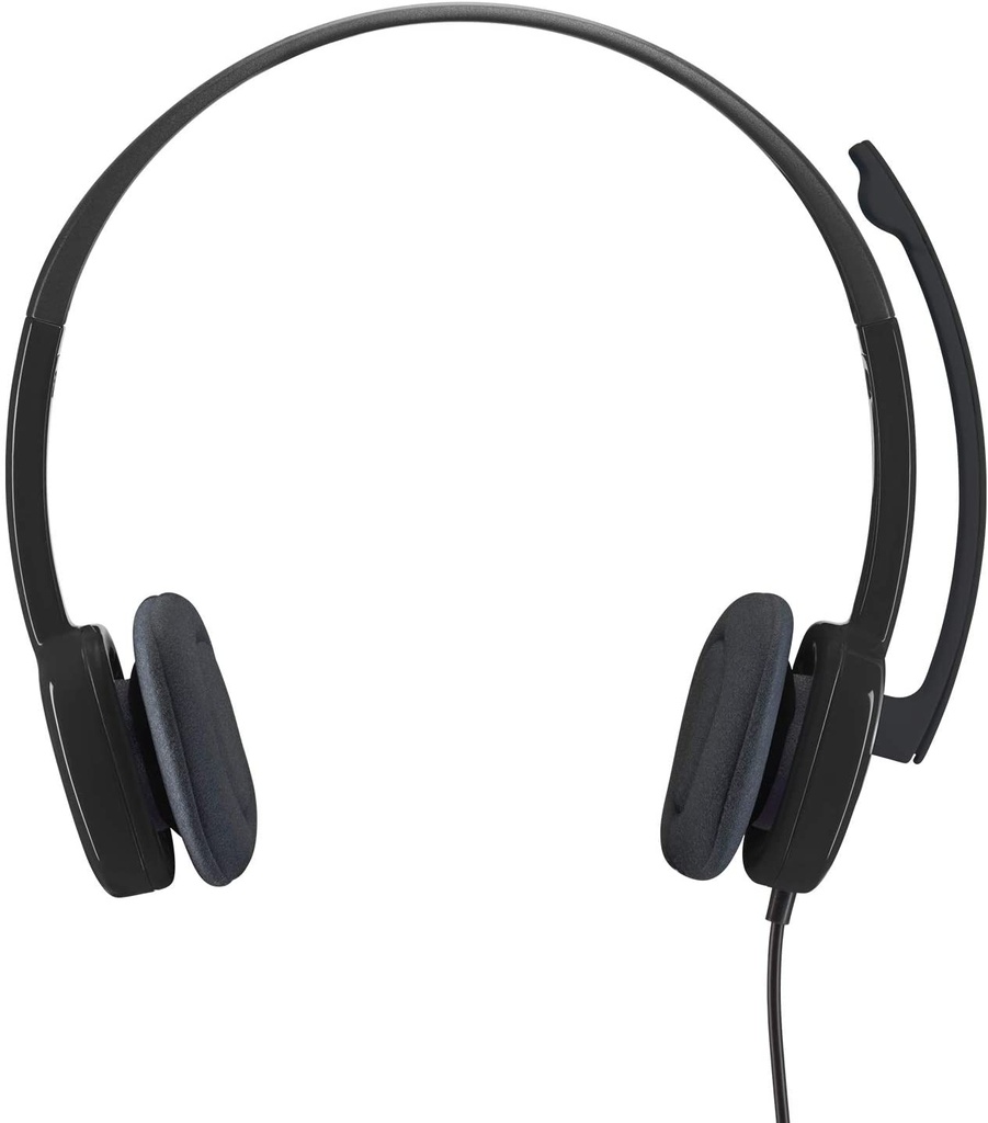 Audifonos Logitech H151 Negros Alámbricos con Micrófono 1 x Jack 3.5mm