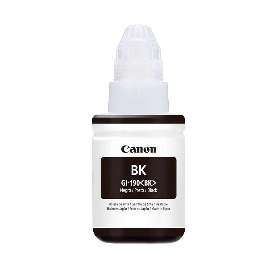 Botella Tinta Gi-190 BK para Pixma G1100 G2100 G3100
