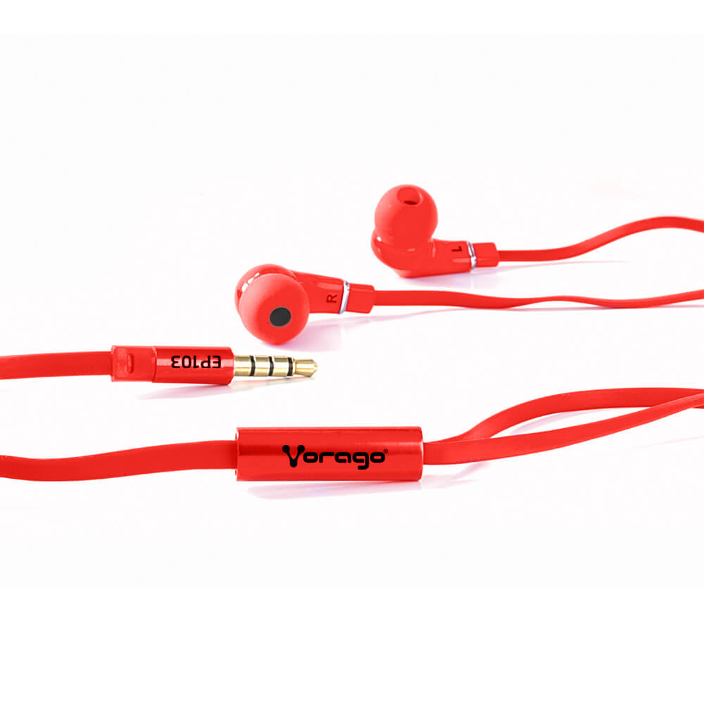 Audífonos Vorago EP-103 Alámbrico 3.5mm 1.2 Metros