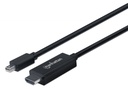Manhattan Cable Mini DisplayPort 1.2 Macho - HDMI Macho, 4K, 60Hz, 1.8 Metro, Negro