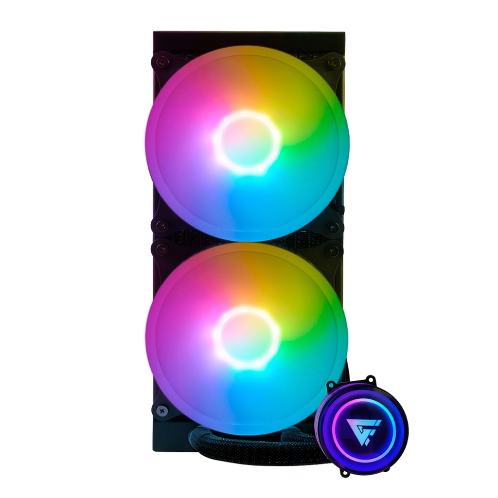 Enfriamiento Liquido Para CPU Game Factor LQG601 2x 120m 2550RPM