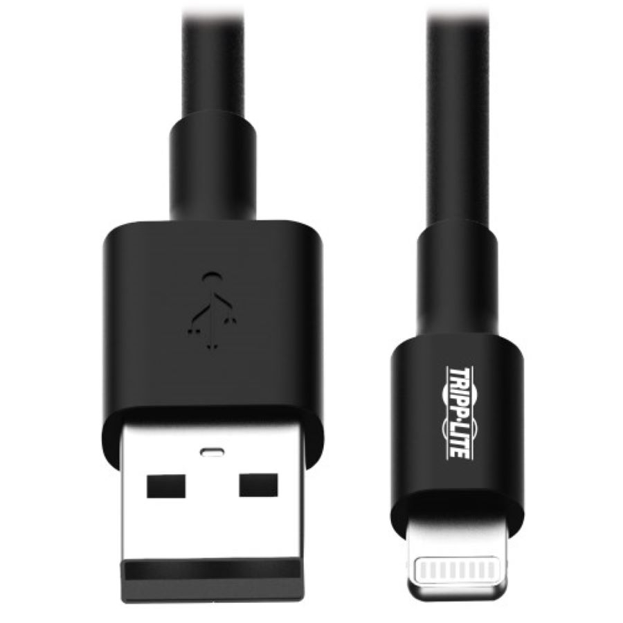 Cable usb tripp-lite m100-010-bk cable de sincronizacion y carga usb a a lightning, certificado mfi - negro, m