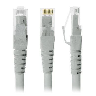 Cable de red rj45 brobotix cat 6 con bota 3.0 mts (10ft) gris