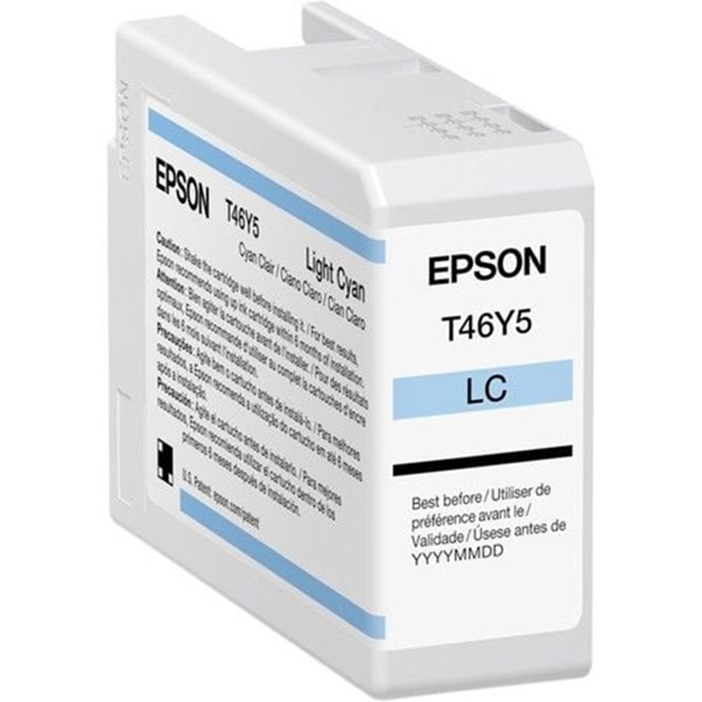 Cartucho De Tinta Epson UltraChrome Pro10 T46Y Cian Claro 50ml 