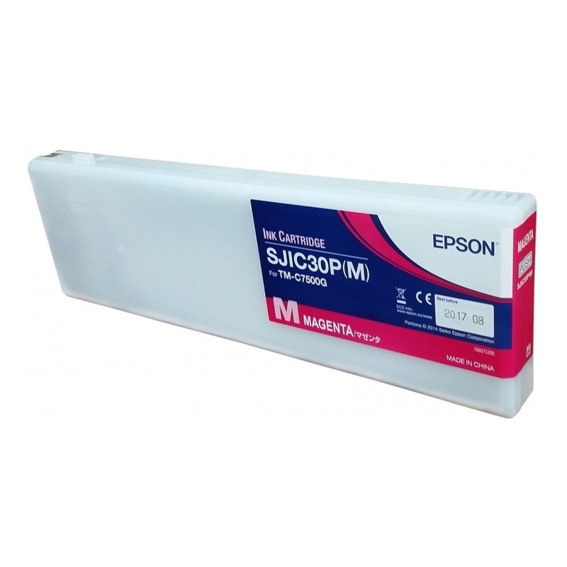 Cartucho epson modelo sjic30p magenta, para tm-7500g