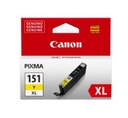Tanque de tinta canon cli-151 xl amarillo, ix6810, p7210, ip8712