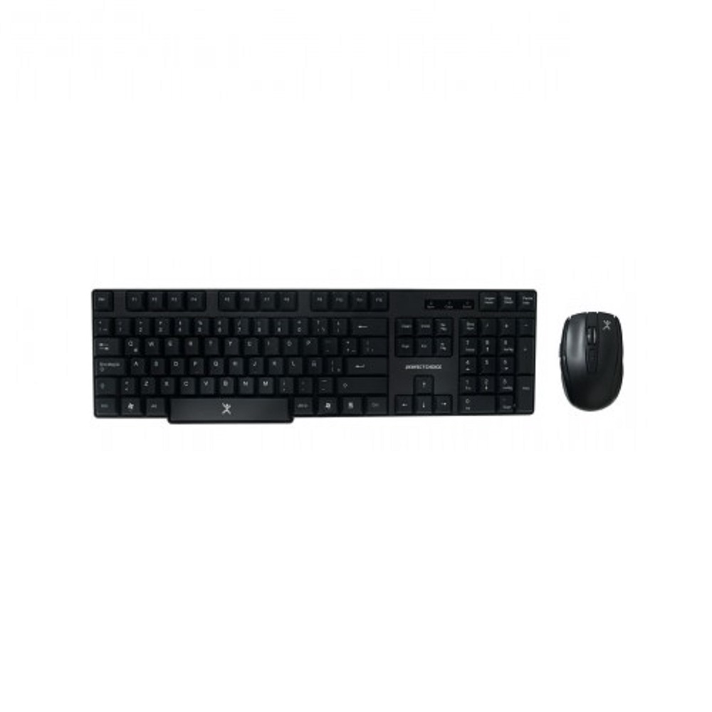 Kit de Teclado y Mouse PERFECT CHOICE De Membrana Inalambrico 1600 DPI