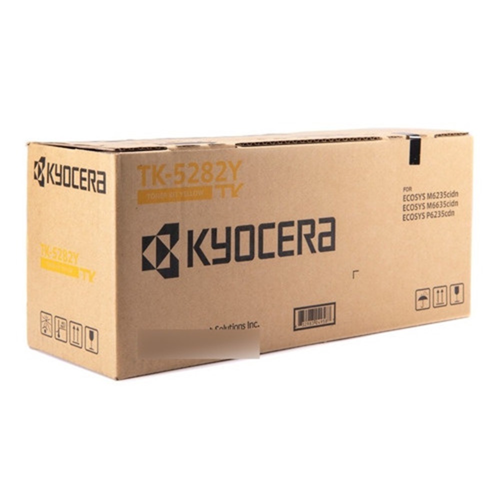 Tóner Kyocera TK-5282Y Color Amarillo Rinde 11000 páginas Para KYOCERA ECOSYS M6235cidn/M6635cidn ECOSYS P6235cdn