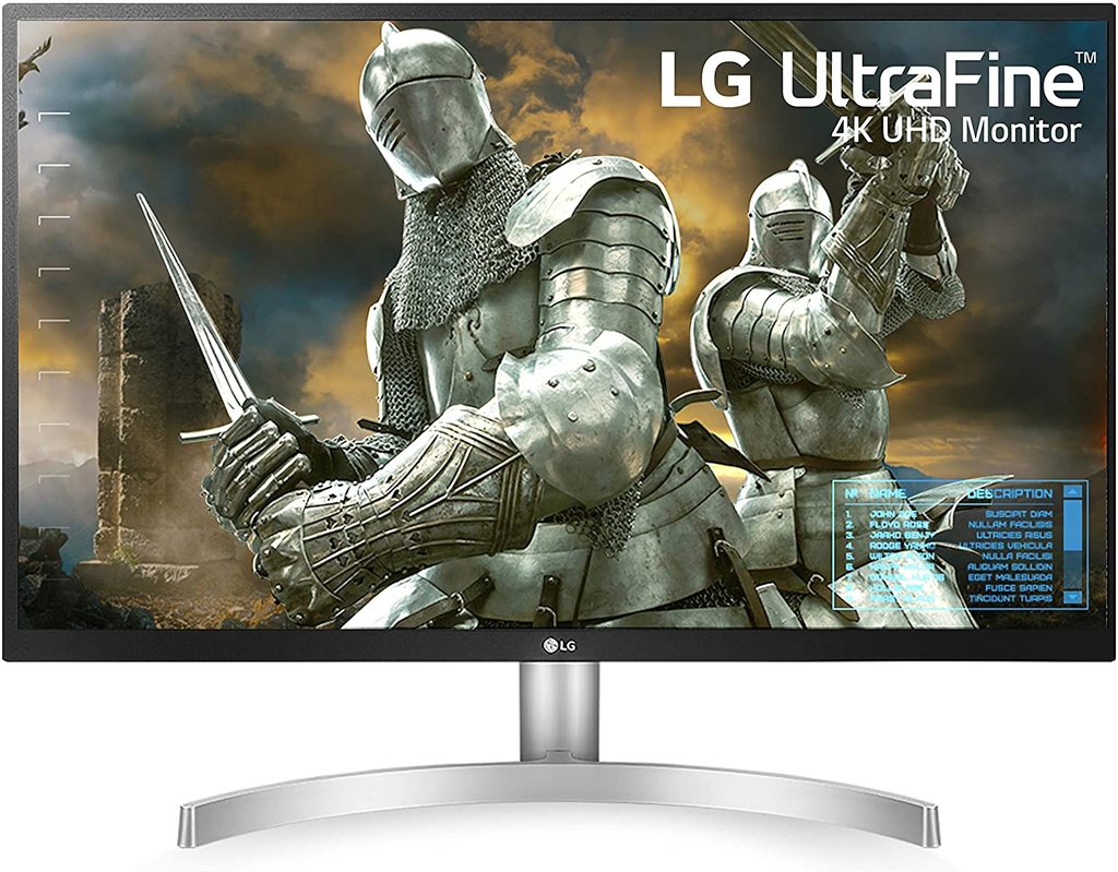 Monitor LG 27UL500-W LED 27" IPS 4K 3840x2160 5ms HDMI DisplayPort Gamer Diseño