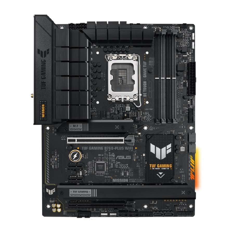 Tarjeta Madre ASUS ATX TUF GAMING B760-PLUS WIFI S-1700 Intel B760 HDMI, 128GB DDR5 para Intel
