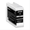 Cartucho De Tinta Epson UltraChrome PRO10 T770 Gris 25ml Para SureColor P700
