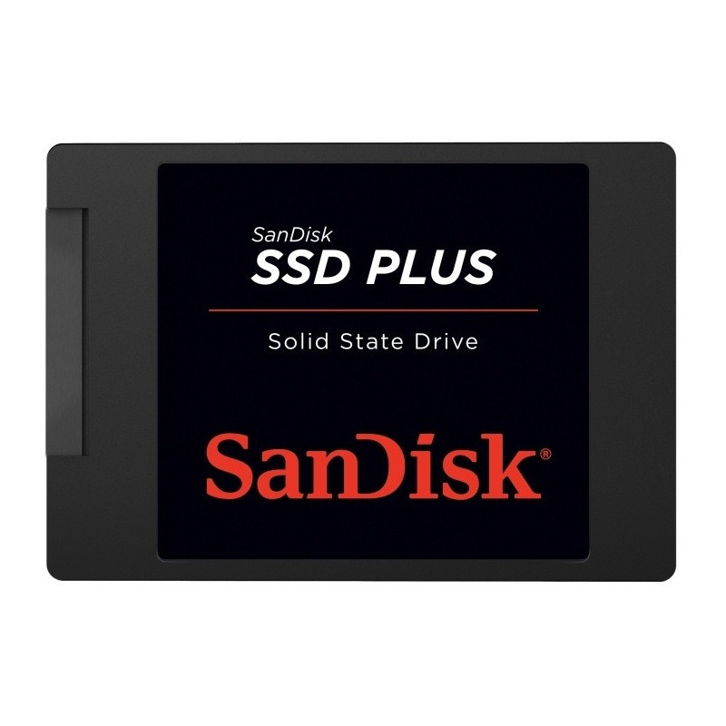 Unidad de estado solido ssd sandisk plus 480gb 2.5 sata3 7mm lect.535