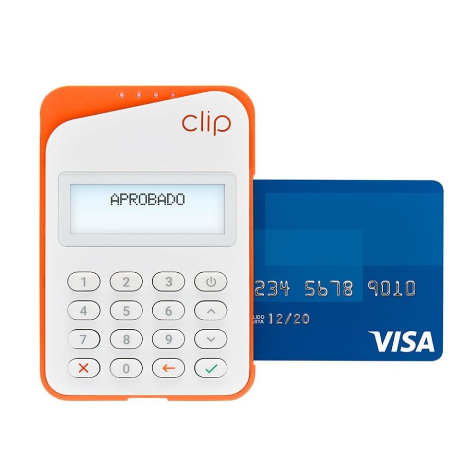 Dispositivo para Cobro con Tarjeta Clip Plus 2.0 con Teclado Numérico