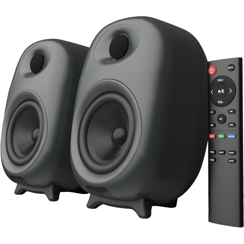 Acteck Bocinas Acteck Dynamic Exact BS685 Alámbrico/Inalámbrico Bluetooth 2.0 Canales 80W RMS USB