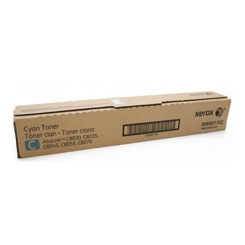 Xerox xer 006R01702 Cartucho de Tóner Original, 15000 Páginas, Láser, Color Azul Ciánico