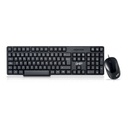 Kit teclado y mouse alambrico ghia color negro