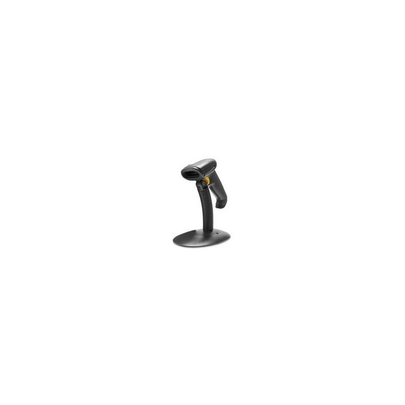 Lector de Código de Barras Láser Ghia LEC-74  1D incluye Cable USB y Base