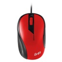Mouse alambrico ghia color rojo 1200 dpi
