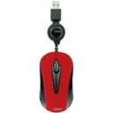 Mini Mouse Optico Retractil Easy Line Rojo USB
