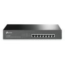 Switch TP-Link Gigabit Ethernet SG1008MP 8 Puertos 10/100/1000Mbps 16 Gbit/s 4000 Entradas No Administrable