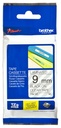 Cinta brother tz-121 laminada negro sobre transparente 9mmx8m pt 300/310b/330