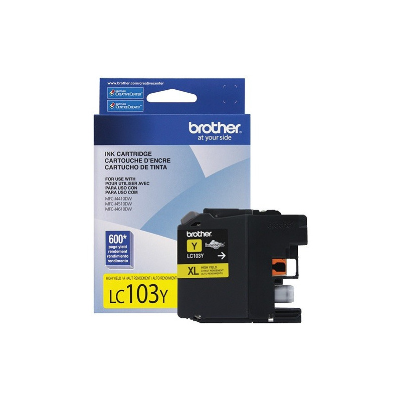 Cartucho brother lc103y - amarillo