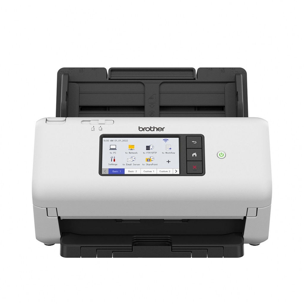 Scanner Brother ADS-4700W 600x600DPI Escáner Color Escaneado Dúplex USB 3.0 Blanco/Negr